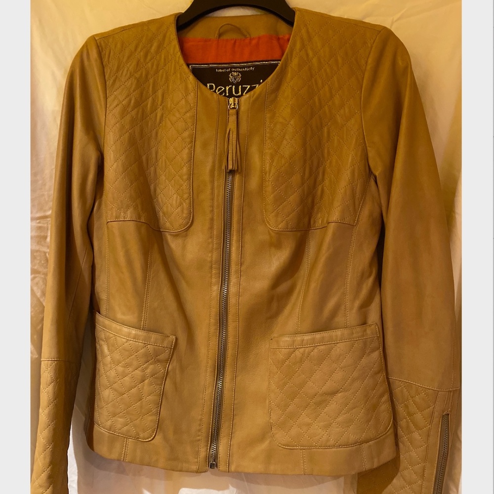 Quilted Soft Leather Jacket